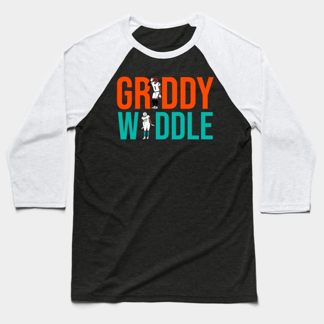 Yellow griddy and waddle Baseball T-Shirt by Rsclstar